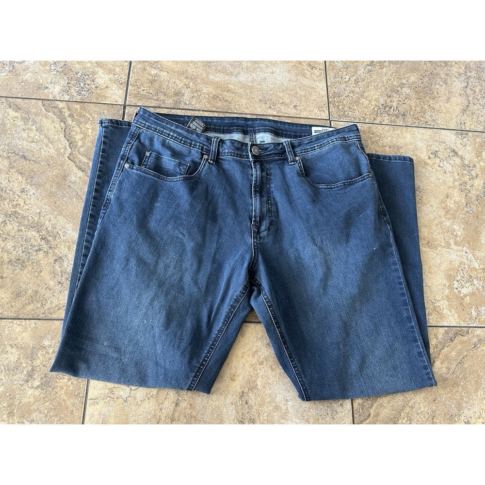 Buffalo David Bitton Jeans Blue Straight Slim Stretch  Axel Mens 38X30 - Picture 3 of 9